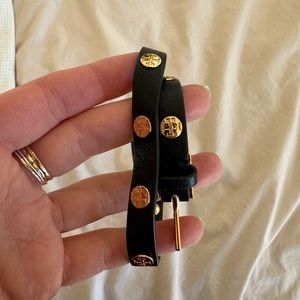 Tory Burch Black Wrap Bracelet
